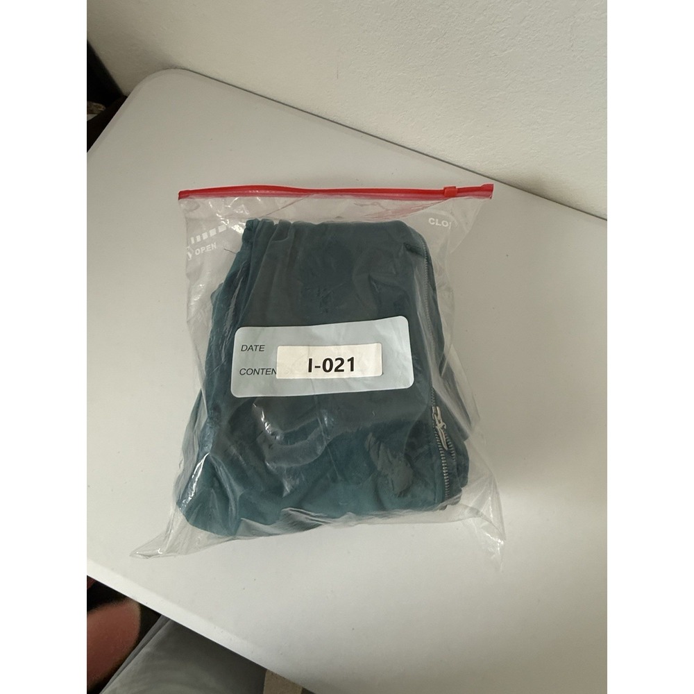 Juicy Couture Y2K Jumpsuit‎ Women's XS Velour Teal Hooded Track Soft Feel - Picture 11 of 12